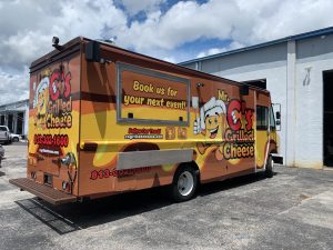 One of the complete models that Florida Food Truck Builders has completed
