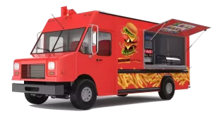 Food truck used for catering